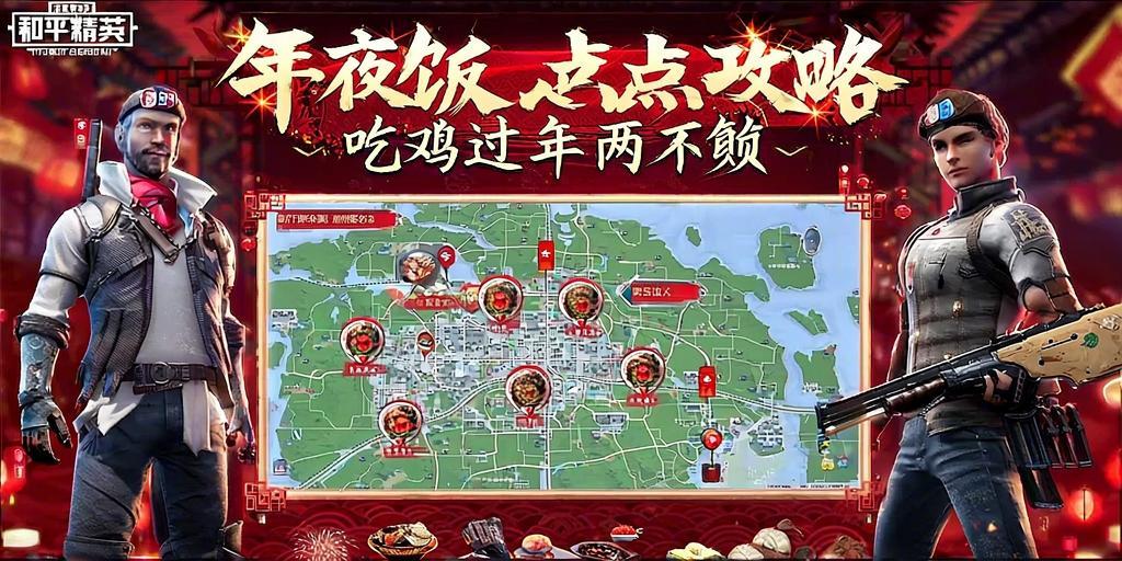 和平精英年夜饭点位攻略，吃鸡过年两不误！和平精英年夜饭点位全攻略，春节吃鸡必备指南！  第1张